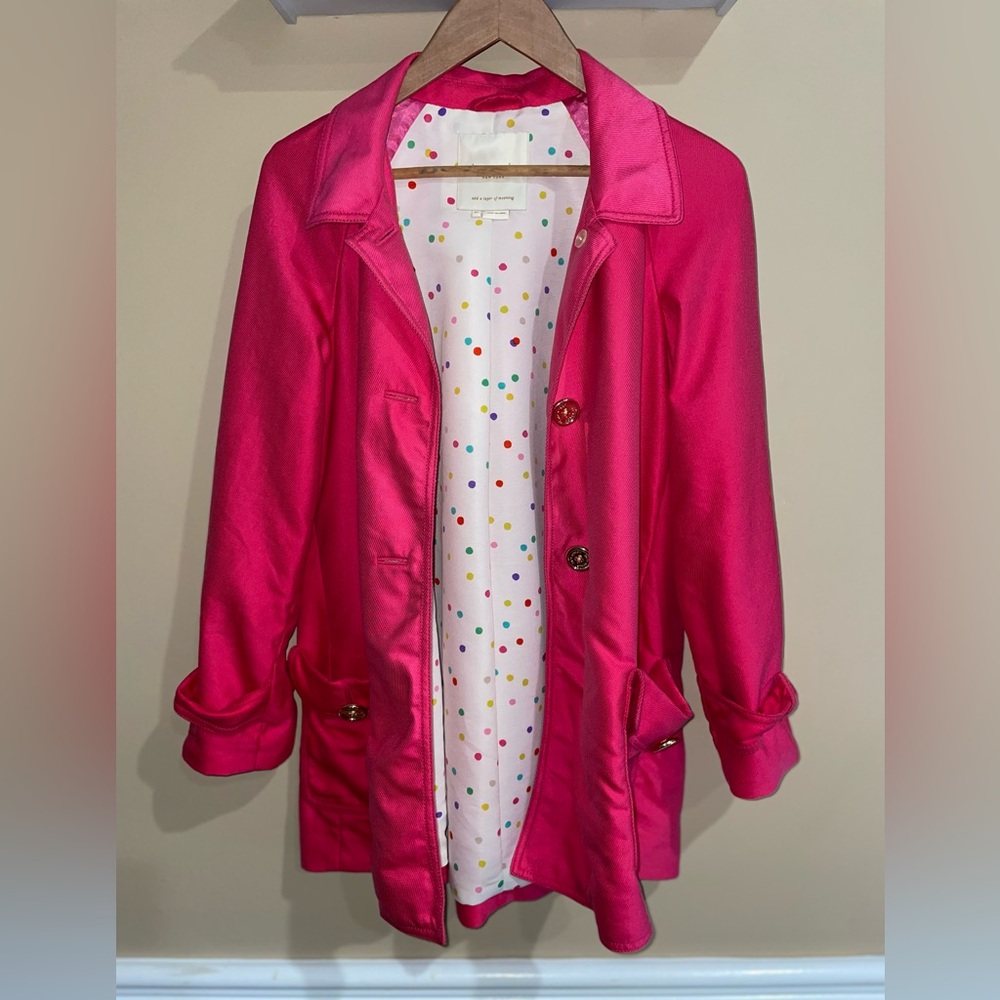 HOT PINK KATE SPADE COAT